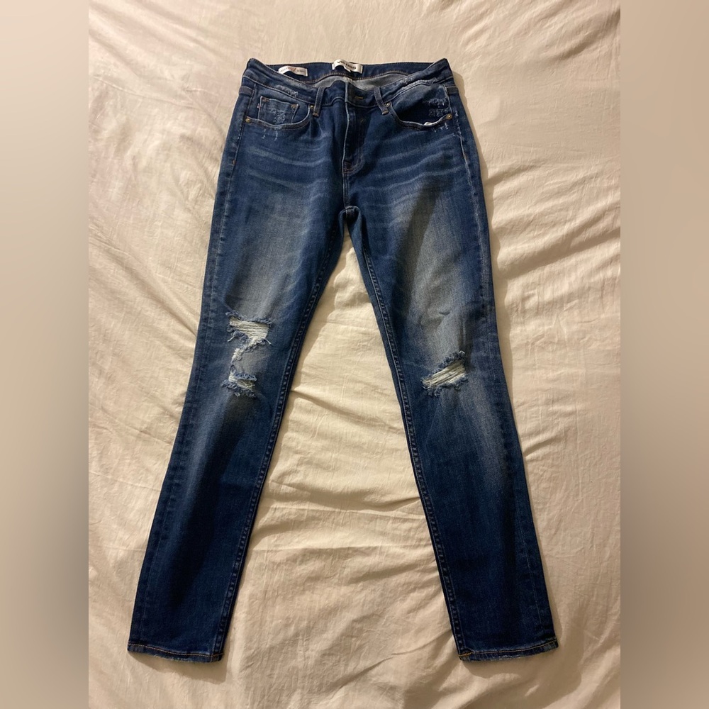 Vigoss Blue Skinny Jeans with Stretch - Picture 3 of 7